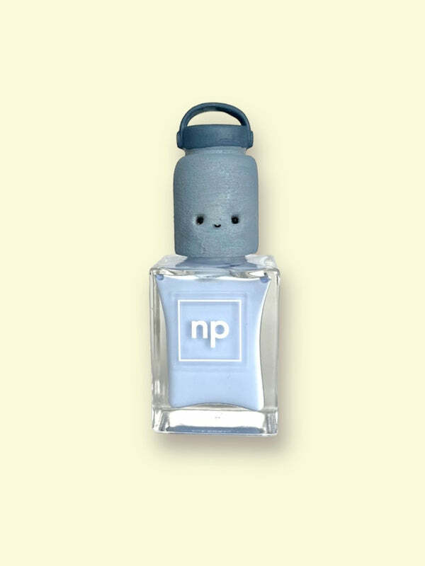 Nail polish swatch / manicure of shade Nail pollies You blue my mind