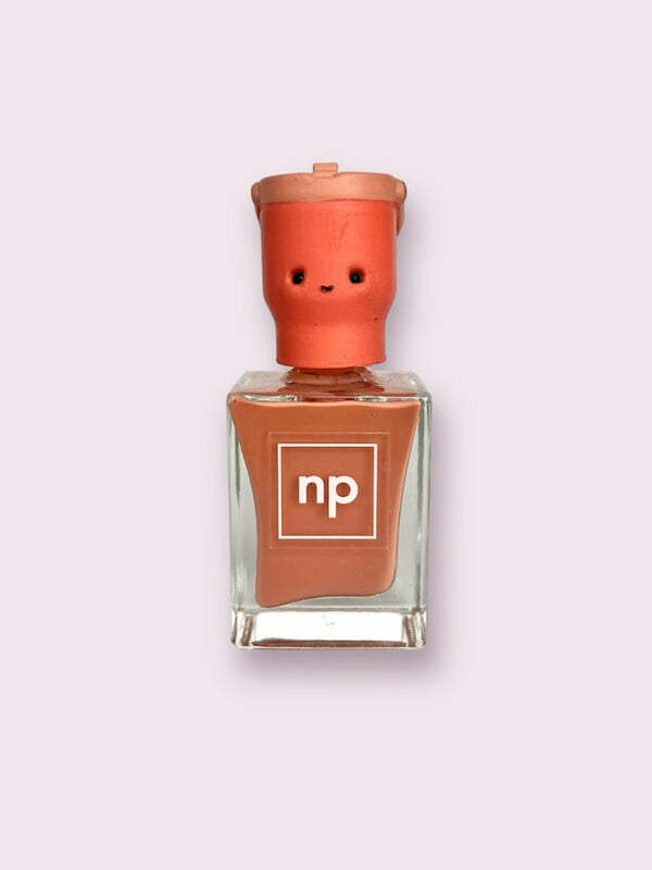Nail polish swatch / manicure of shade Nail pollies How orangeinal