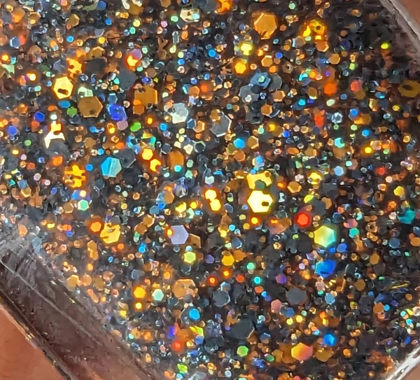 Nail polish swatch / manicure of shade Tyler's Trinkets This is Halloween
