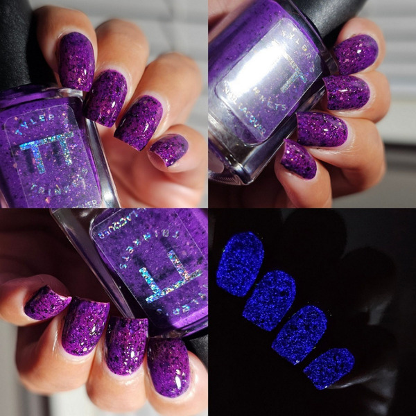 Nail polish swatch / manicure of shade Tyler's Trinkets Ghoulish Glow