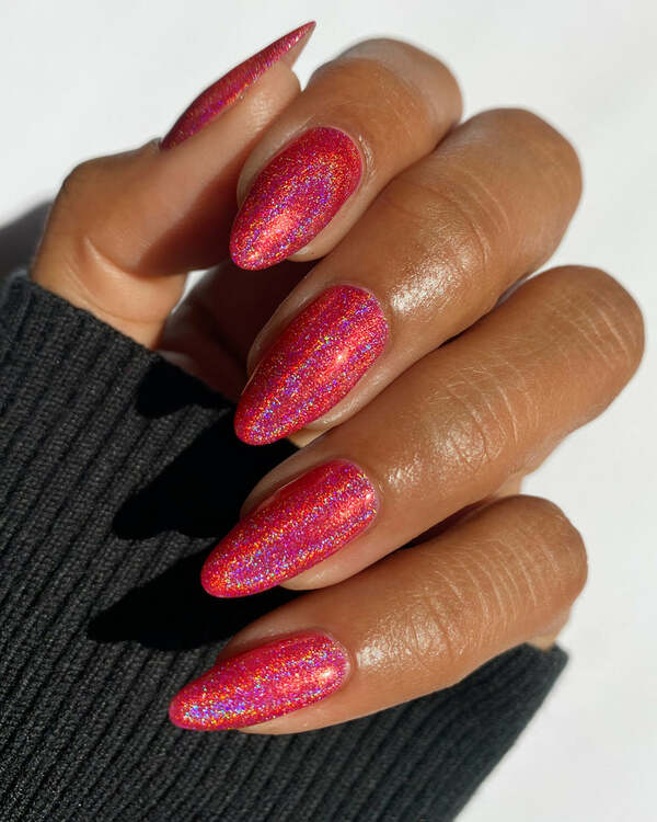 Nail polish swatch / manicure of shade Mooncat Game Over
