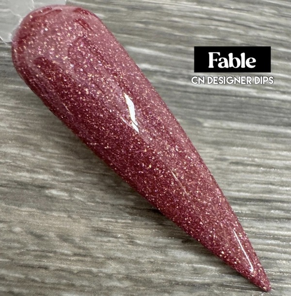 Nail polish swatch / manicure of shade CN Designer Dips Fable