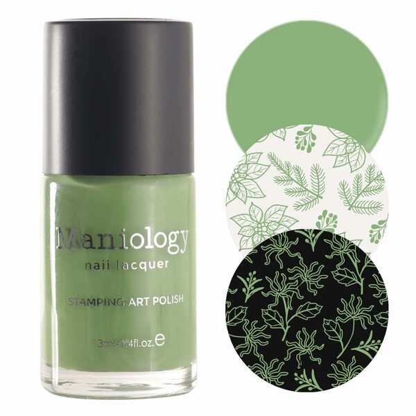 Nail polish swatch / manicure of shade Maniology Merry Mint