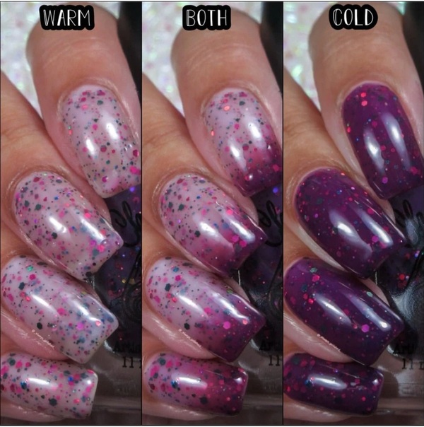 Nail polish swatch / manicure of shade Chamaeleon Nails Impala