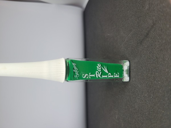 Nail polish swatch / manicure of shade Stripe Rite (none)