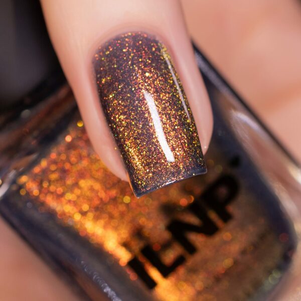 Nail polish swatch / manicure of shade I Love Nail Polish Pyro