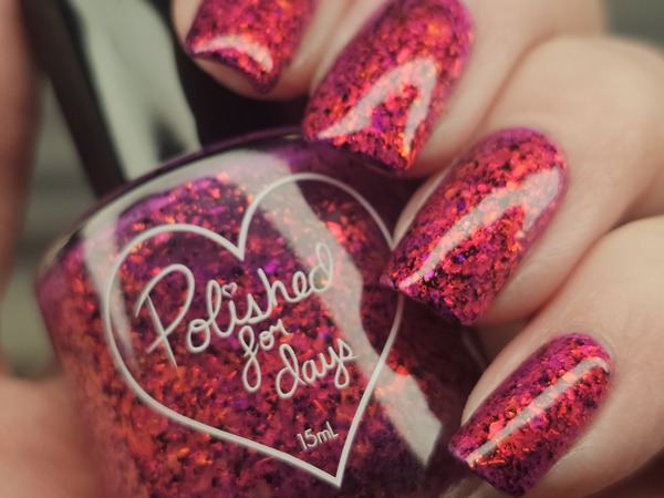Nail polish swatch / manicure of shade Polished for Days Mean Ghouls
