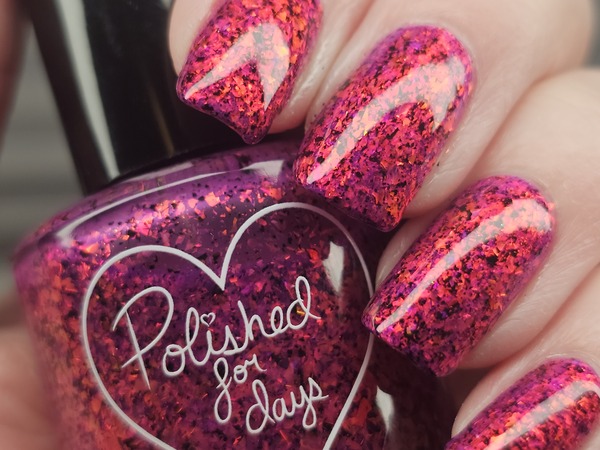 Nail polish swatch / manicure of shade Polished for Days Mean Ghouls