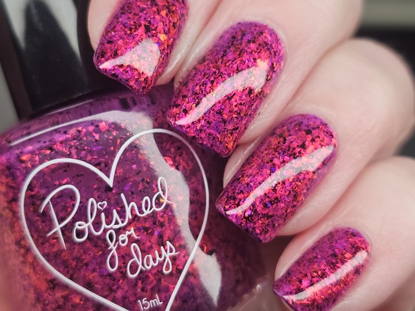 Nail polish swatch / manicure of shade Polished for Days Mean Ghouls