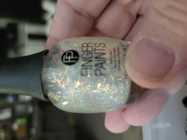 Nail polish swatch / manicure of shade FingerPaints Verti Gogh