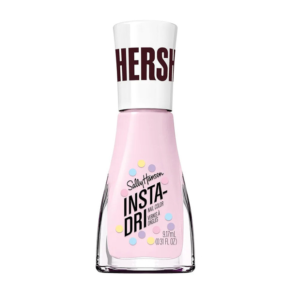 Nail polish swatch / manicure of shade Sally Hansen Insta-Dri Pink Fever