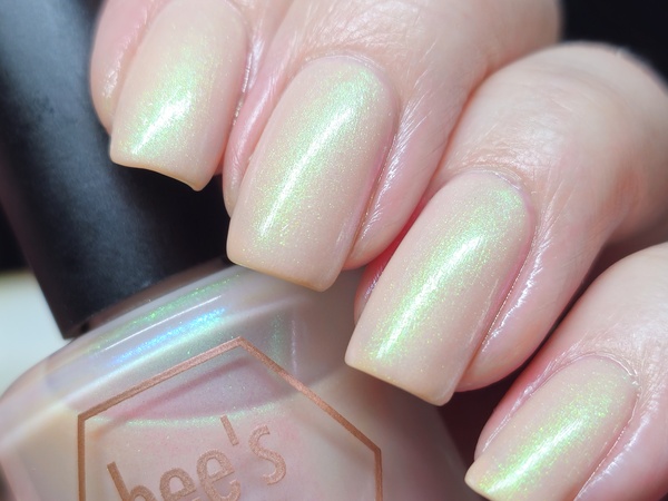 Nail polish swatch / manicure of shade Bee's Knees Lacquer Patroness of Pussy