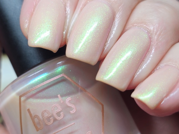 Nail polish swatch / manicure of shade Bee's Knees Lacquer Patroness of Pussy