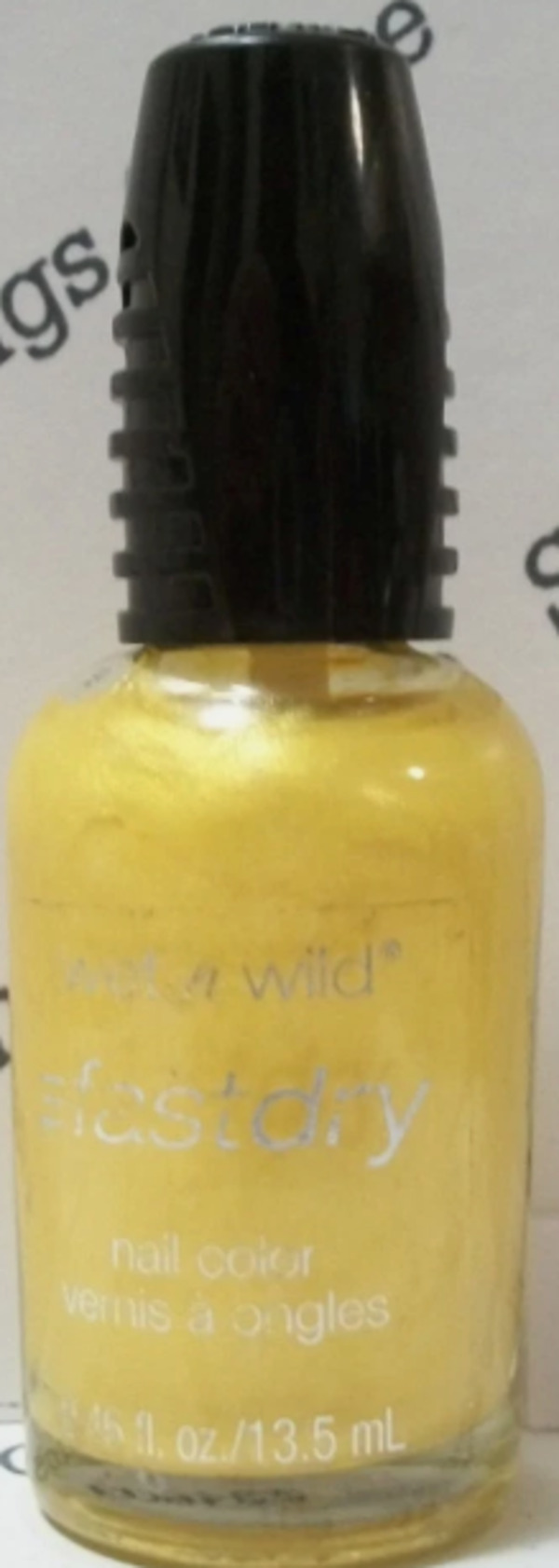 Nail polish swatch / manicure of shade wet n wild The wonder yellows