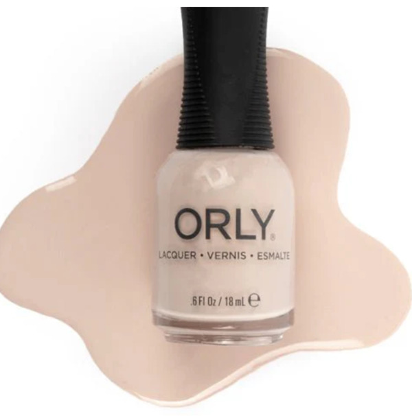 Nail polish swatch / manicure of shade Orly Faux Pearl