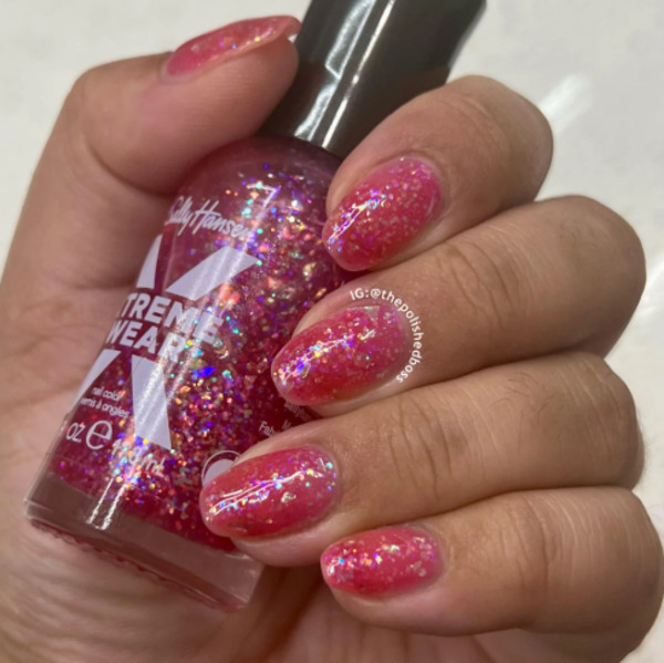 Nail polish swatch / manicure of shade Sally Hansen Xtreme Wear Heart of Sass