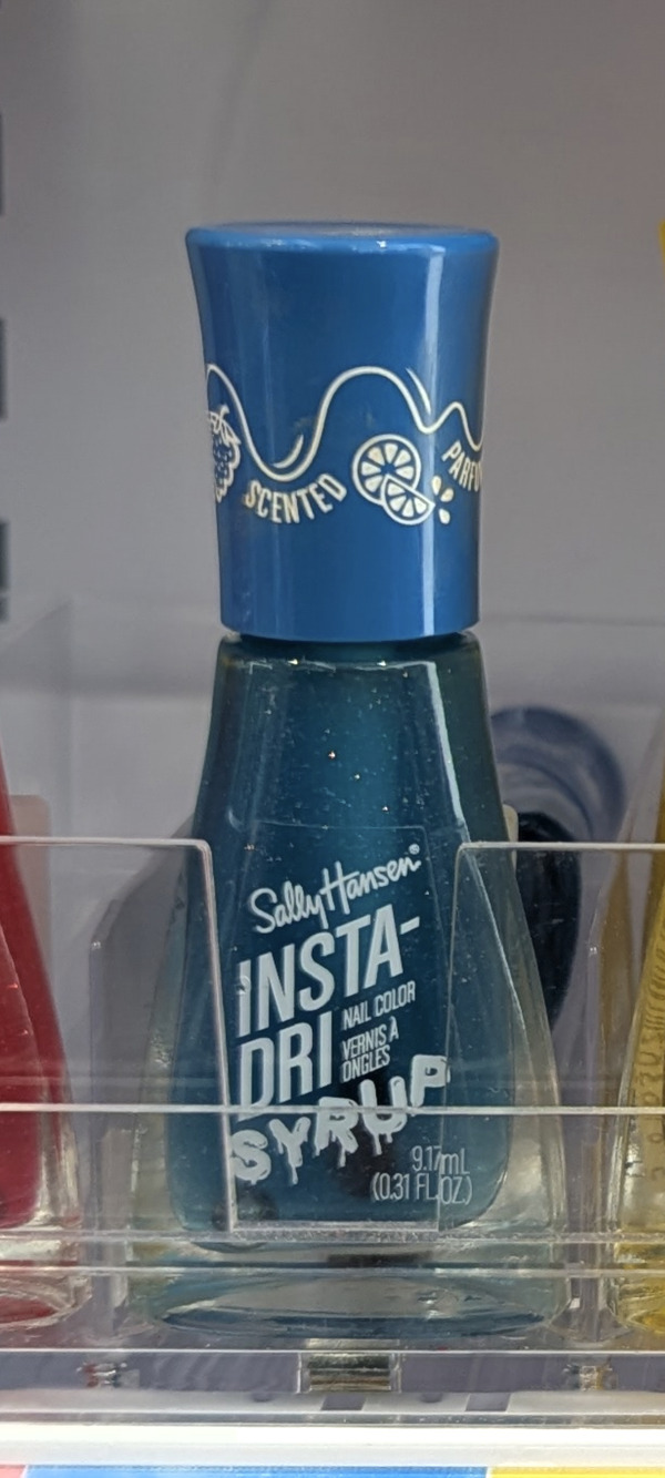 Nail polish swatch / manicure of shade Sally Hansen Insta-Dri Too Much Drip