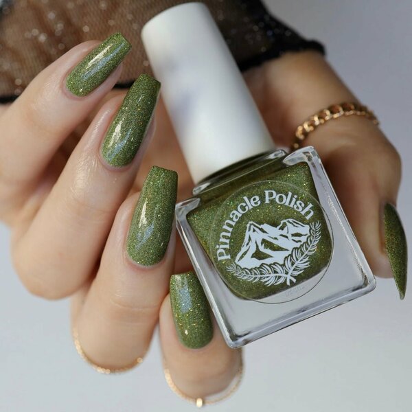 Nail polish swatch / manicure of shade Pinnacle Polish Lights of Valinor