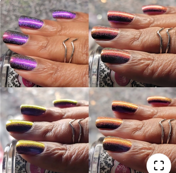 Nail polish swatch / manicure of shade Glisten and Glow Reveal Yourself