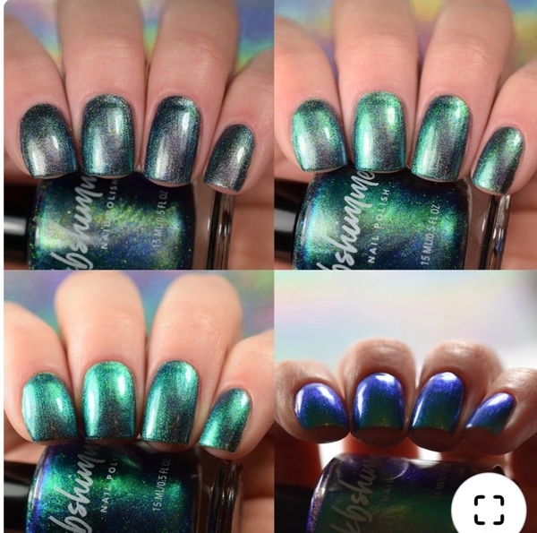 Nail polish swatch / manicure of shade KBShimmer Breathe, Just Breathe