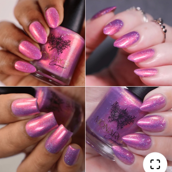 Nail polish swatch / manicure of shade Monarch Lacquer Venetian Charm