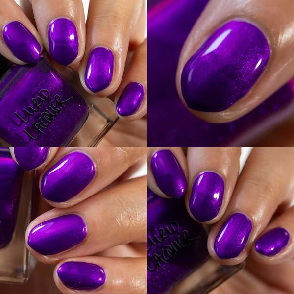 Nail polish swatch / manicure of shade Lurid Lacquer Indomitable