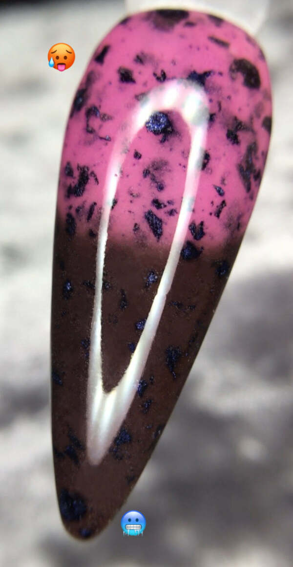 Nail polish swatch / manicure of shade ConfiDips My Heart is Black
