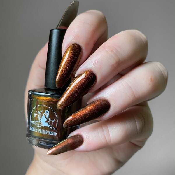 Nail polish swatch / manicure of shade Death Valley Nails The Vampires Wife