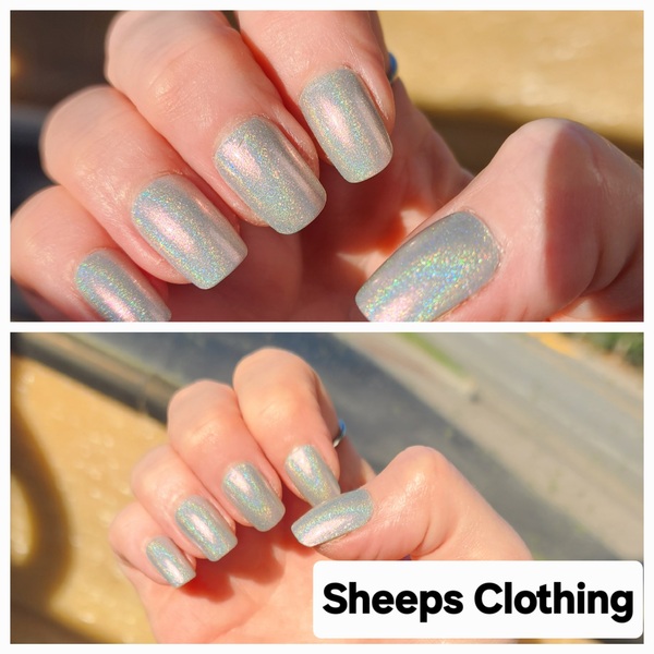 Nail polish swatch / manicure of shade Mooncat Sheep's Clothing
