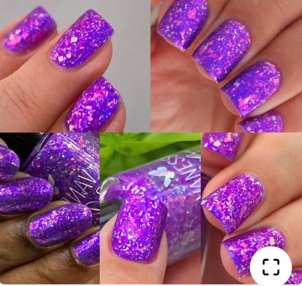 Nail polish swatch / manicure of shade Vanessa Molina Amethysia