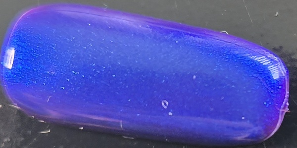 Nail polish swatch / manicure of shade Night Owl Lacquer Batsquatch