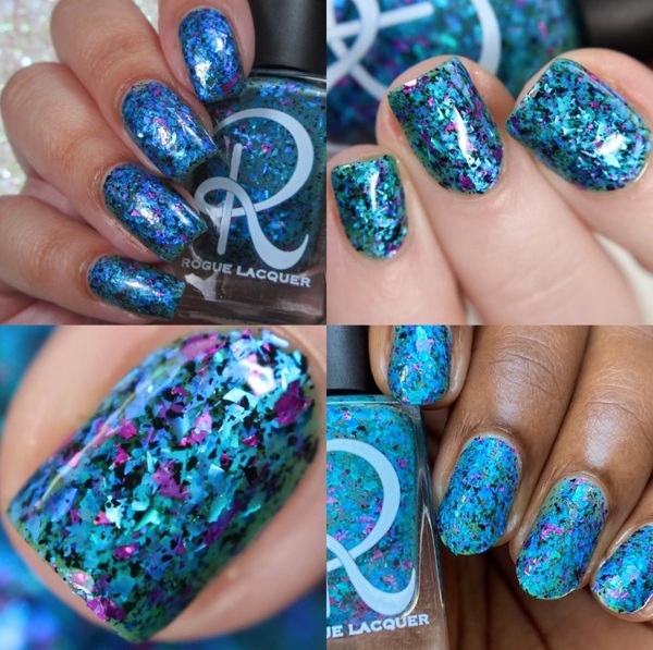 Nail polish swatch / manicure of shade Rogue Lacquer You're Invited