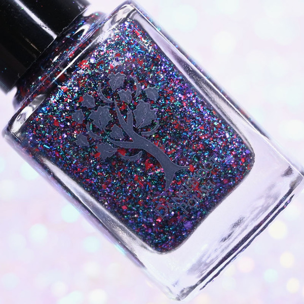 Nail polish swatch / manicure of shade Danglefoot Nail Polish Steve, It's Time to Celebrate!