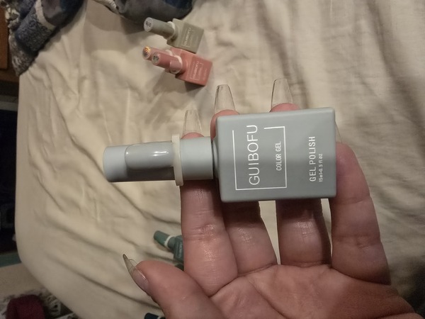 Nail polish swatch / manicure of shade Guibofu 017