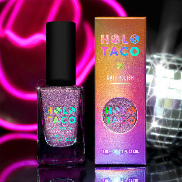 Nail polish swatch / manicure of shade Holo Taco Sparkling Spurs