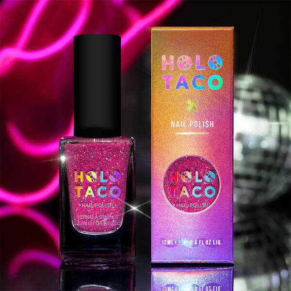 Nail polish swatch / manicure of shade Holo Taco Bless Your Heart