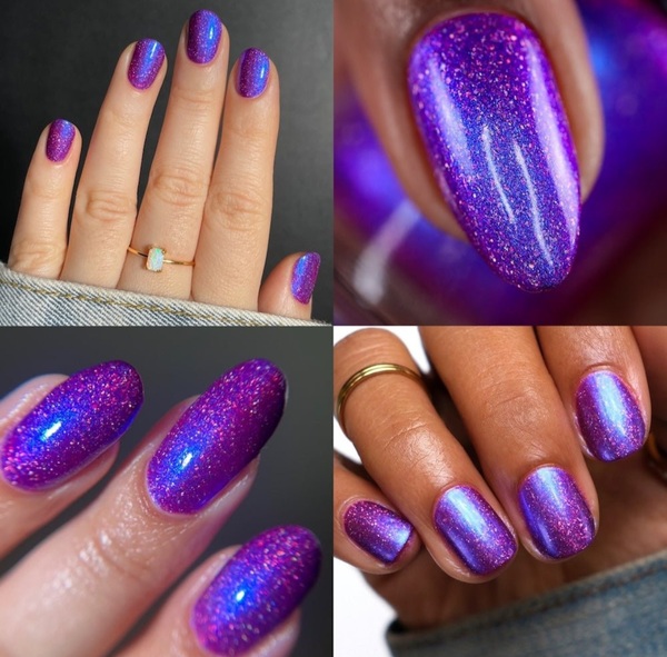 Nail polish swatch / manicure of shade Polished for Days Ghoulish