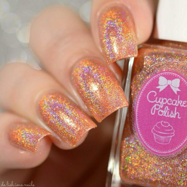 Nail polish swatch / manicure of shade Cupcake Polish Wait and Sea