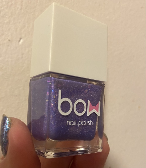 Nail polish swatch / manicure of shade Bow Tides