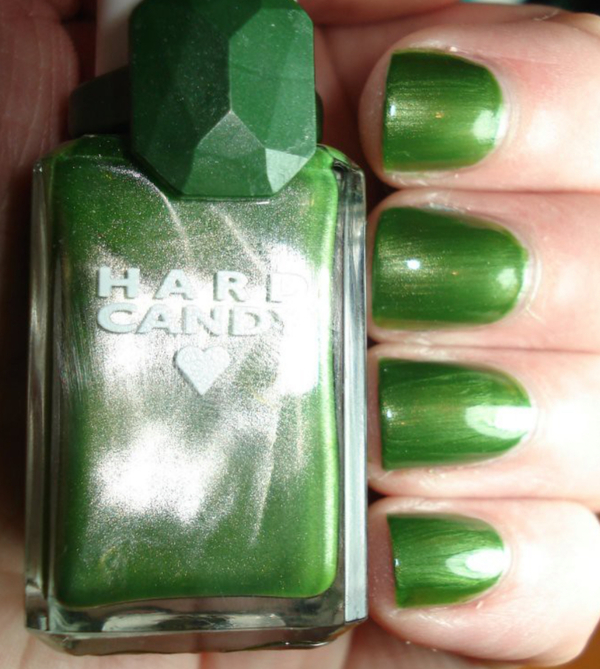 Nail polish swatch / manicure of shade Hard Candy AWOL