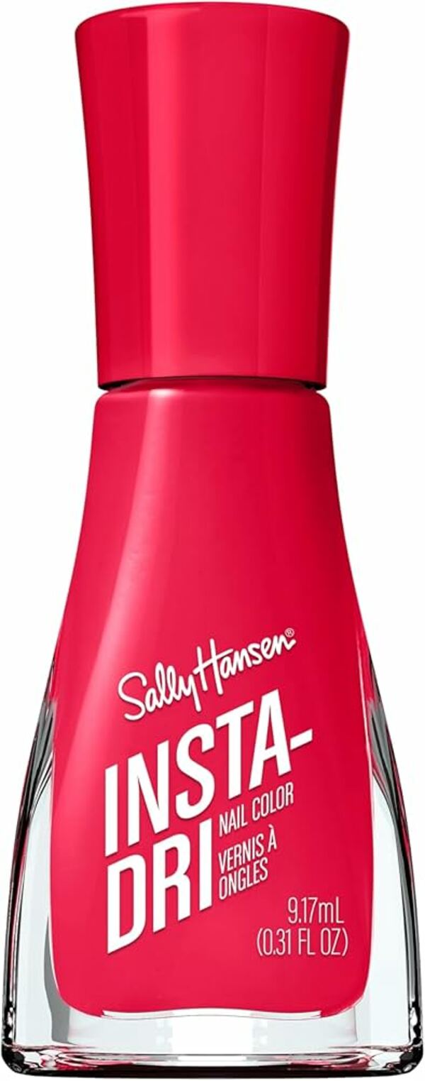 Nail polish swatch / manicure of shade Sally Hansen Insta-Dri Crimson Crush