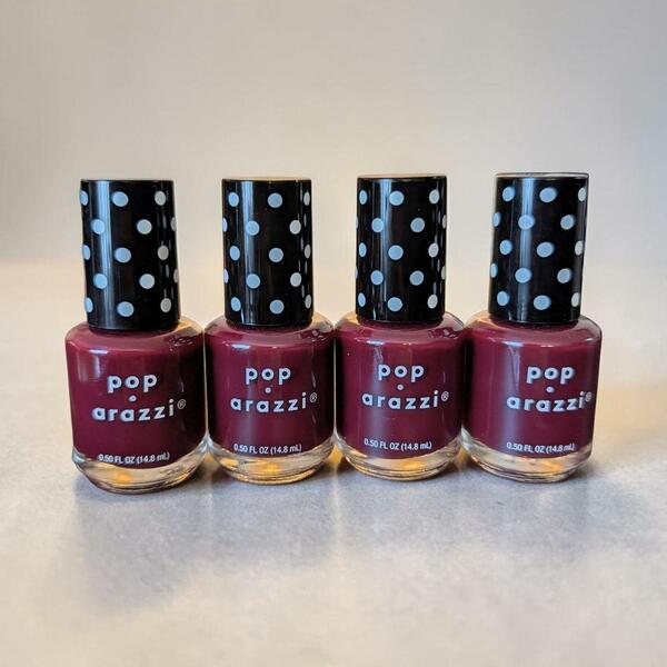 Nail polish swatch / manicure of shade Pop-arazzi Midnight Maven