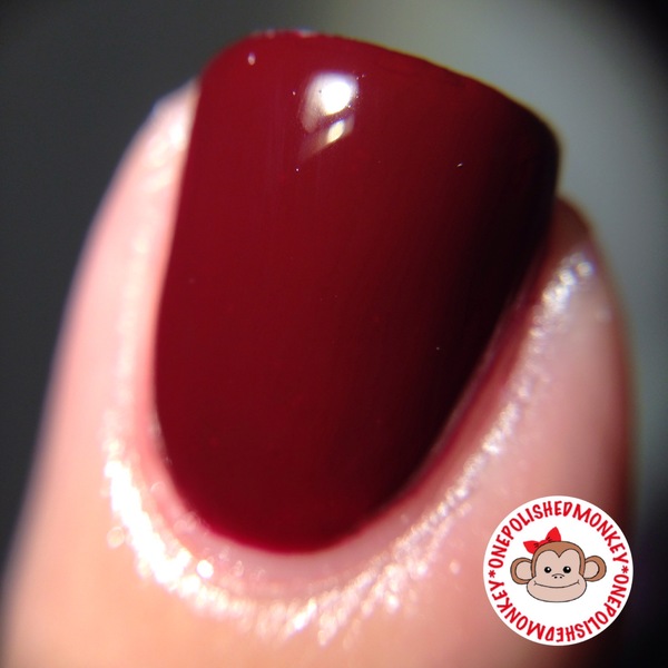 Nail polish swatch / manicure of shade Pop-arazzi Midnight Maven