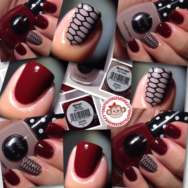 Nail polish swatch / manicure of shade Pop-arazzi Midnight Maven