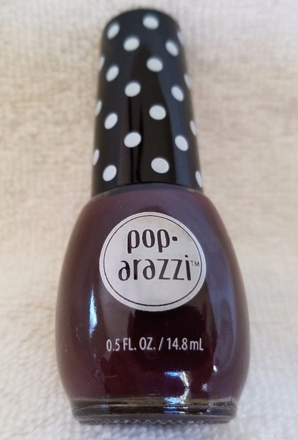 Nail polish swatch / manicure of shade Pop-arazzi Velvet Vixen