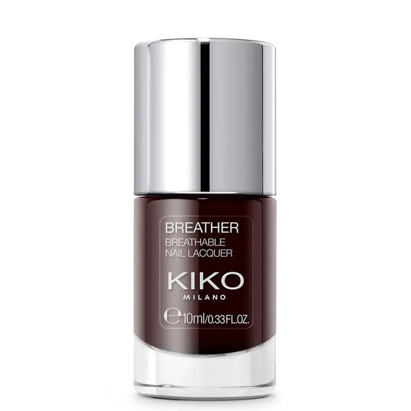 Nail polish swatch / manicure of shade Kiko Milano Dark Grape 011