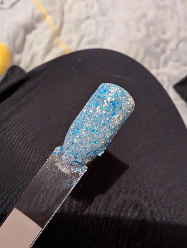 Nail polish swatch / manicure of shade Revel Lake Effect