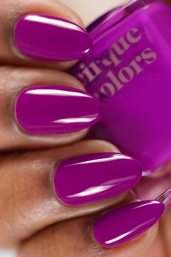 Nail polish swatch / manicure of shade Cirque Colors Drama Queen