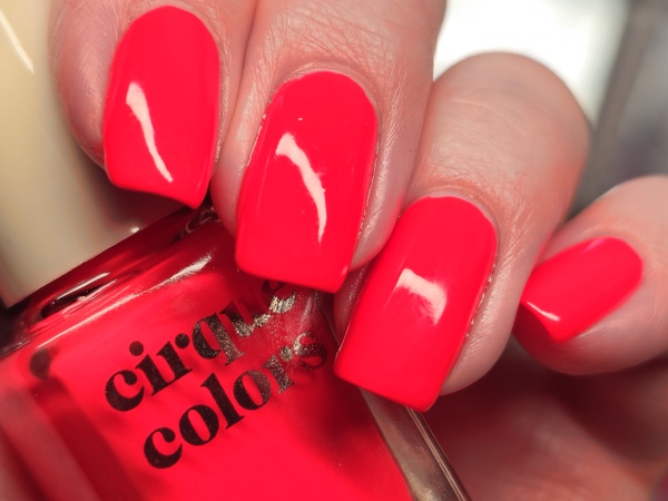 Nail polish swatch / manicure of shade Cirque Colors Road Rage