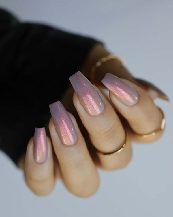 Nail polish swatch / manicure of shade Cracked Frolicking in the Fields
